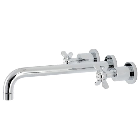 Kingston Brass KS8051BEX Wall Mount Tub Faucet, Polished Chrome KS8051BEX